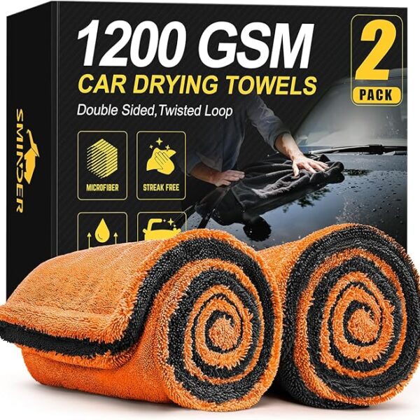 1200 GSM car drying towels