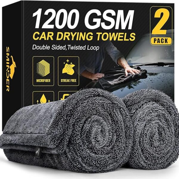 Microfiber car drying towels
